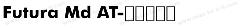 Futura Md AT字体转换